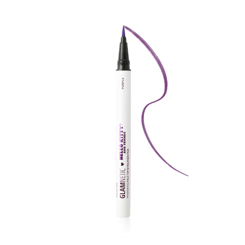 GLAMnetic Hello Kitty and Friends Magnetic Felt tip eyeliner pen Purple Kuromi